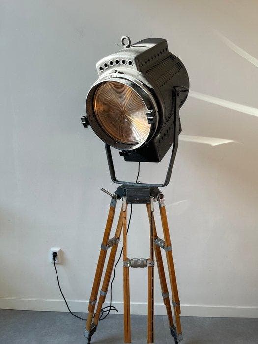 Bernhard Deltschaft Berlin - Staande lamp - Hout, IJzer - op, Antiek en Kunst, Antiek | Lampen