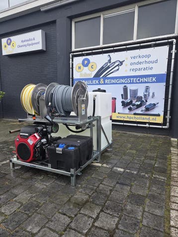 Reinigingsunit skid – 270 bar-27 l/min –Leasen mogelijk, Benzine, Clena, Nieuw, Ophalen of Verzenden