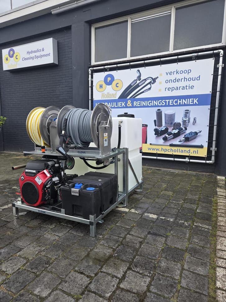 Reinigingsunit skid – 270 bar-27 l/min –Leasen mogelijk, Tuin en Terras, Hogedrukreinigers, Met regelbare waterdruk, Benzine, Nieuw