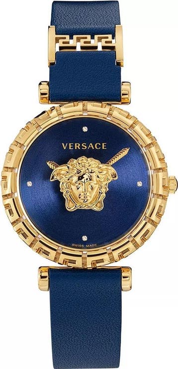 Versace VEDV01019 Palazzo Empire Greca Diamond dameshorloge, Overige merken, Staal, Verzenden, Polshorloge