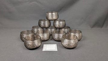IVV - Set kommen (12) - Glas - Voor 12 personen., Antiek en Kunst