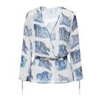 Silvian Heach • witte blouse met katten • 36 (IT42), Kleding | Dames, Verzenden, Wit, Nieuw, Silvian Heach