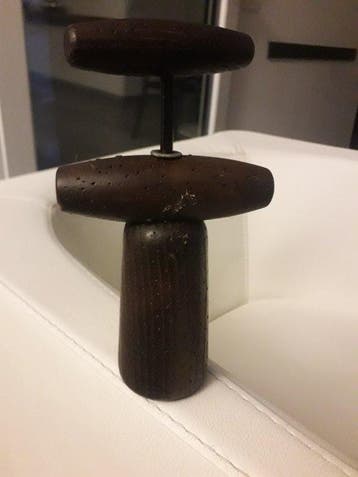 Kurkentrekker (6) - Buxushout - Cavatappi vintage coppex