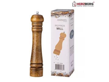 Veiling - Eikenhouten Peper/kruidenmolen, Nieuw