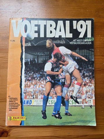 1991 Panini - Voetbal ’91 (Netherlands) Marco van Basten,, Nieuw
