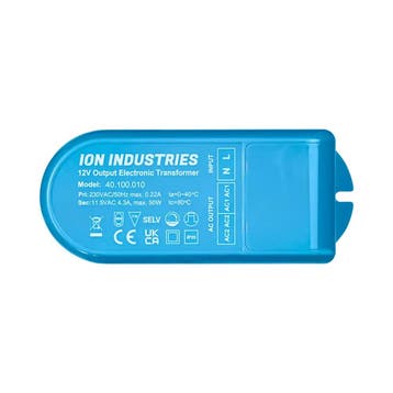 12 Volt ION LED Driver | 50 Watt | TRIAC Dimbaar, Hobby en Vrije tijd, Elektronica-componenten, Ophalen of Verzenden, Nieuw