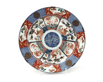 Een porseleinen schaal, Japan, Meiji periode (1868-1912)