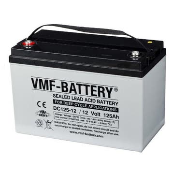 VMF DC125-12 AGM Deep Cycle accu 12V, 125 Ah, origineel, Verzenden, Nieuw