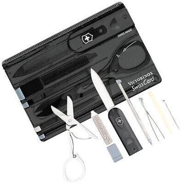 Victorinox SwissCard Classic Onyx Translucent – 10-in-1 Mult, Verzenden, Nieuw