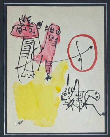 Karel Appel (1921-2006) - Cobra figuren