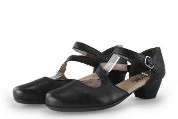 Rieker Pumps in maat 39 Zwart, Pumps, Verzenden, Zwart, Zo goed als nieuw