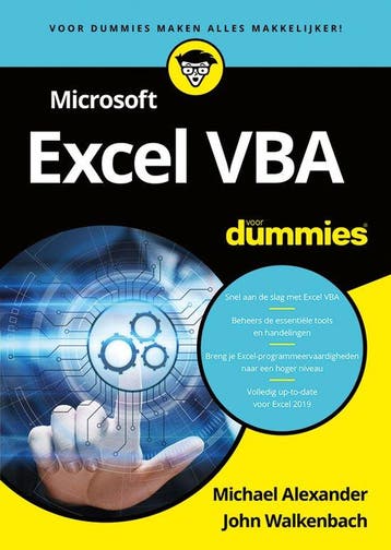 9789045356167 Microsoft Excel VBA voor Dummies, Boeken, Verzenden, Zo goed als nieuw, Michael Alexander