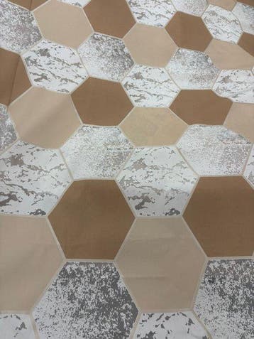 Gordijnstof Prachtig Devore Italiaans Modern Geometrisch