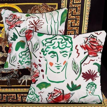 Luke Edward Hall for Rubelli - Nieuwe set van twee - Kussen