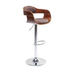 *WOONWINKEL* Kare Design Monaco Bruine Barkruk, Huis en Inrichting, Verzenden, Nieuw, Hout