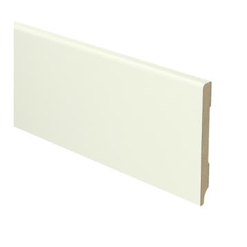 Sfeerplinten MDF Moderne plint 90x9 wit voorgelakt RAL 9010, Overige materialen, Verzenden, 50 tot 150 cm, Overige typen