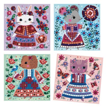 Djeco mozaïek knutselset Lovely Pet van €14,99 voor €13,49, Kinderen en Baby's, Ophalen of Verzenden, Nieuw