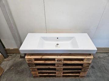 Catalano Zero Domino 125 x 50 cm keramische Wastafel, Ophalen of Verzenden, Nieuw, Bad