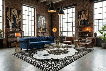 Designer vintage - XXL - Vloerkleed - 395 cm - 270 cm - met, Nieuw