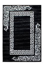 Klassiek Vloerkleed | Miami | Kader | Zwart | 140x200 cm, Verzenden, Nieuw