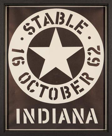 Robert Indiana (1928-2018) - Ikonisch - Screenprint STABLE