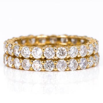 Zonder minimumprijs - Ring - 14 karaat Geel goud - 3.49ct., Nieuw