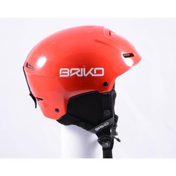 48 49 50 51 52 skihelm/snowboardhelm BRIKO R, Red/white, ver, Verzenden, Gebruikt