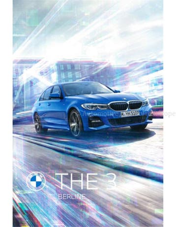 2020 BMW 3 SERIE SEDAN BROCHURE NEDERLANDS, Nieuw, BMW, Author