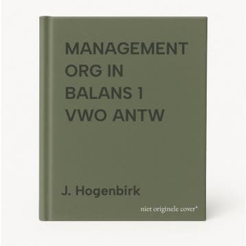 MANAGEMENT ORG IN BALANS 1 VWO ANTW - J. Hogenbirk, Verzenden, Gelezen, J. Hogenbirk