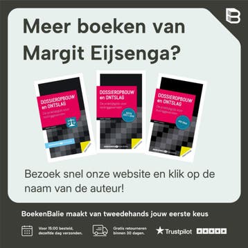 Dossieropbouw en ontslag - Margit Eijsenga 9789491757167, Verzenden, Gelezen, Margit Eijsenga