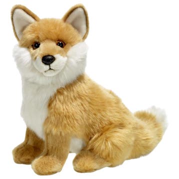 WNF pluche vos - zittend - 25 cm - bosdier knuffel, Verzenden, Nieuw
