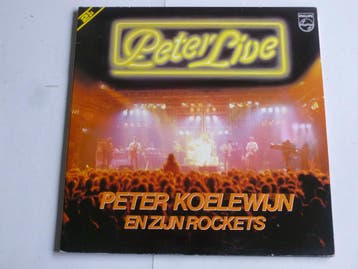 Peter Koelewijn en zijn Rockets - Peter Live (2 LP), Cd's en Dvd's, Ophalen of Verzenden, Zo goed als nieuw