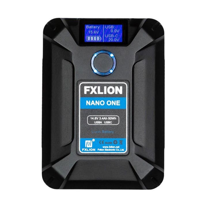Fxlion Nano One 50Wh 14,8V V-mount, Audio, Tv en Foto, Fotocamera's Digitaal, Gebruikt, Overige Merken, Verzenden