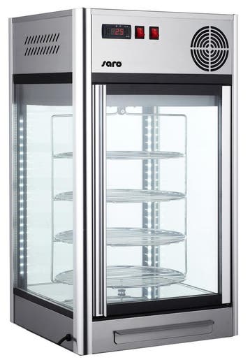 Roterende Gebaksvitrine | ISABELL | 108L | RVS | +2°C/+10°C, Verzenden, Nieuw in verpakking