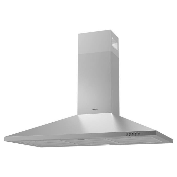 CENDO BMB5290PDR - Wand Afzuigkap - 90 cm - Piramide - RVS, Witgoed en Apparatuur, Afzuigkappen, Inbouw, 400 tot 600 m³ per uur