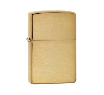 Zippo brushed (brass), Verzenden, Nieuw, Aansteker