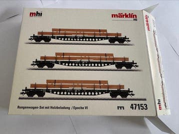 Märklin H0 - 47153 - Model treinwagon (3) - DB, Hobby en Vrije tijd, Modeltreinen | H0, Nieuw