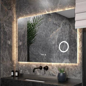 2dekans | Mirlux Badkamerspiegel met LED Verlichting &, Ophalen of Verzenden, Zo goed als nieuw