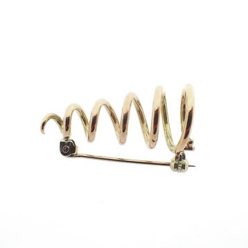 Roségouden broche, Ophalen of Verzenden, Gebruikt, Overige kleuren, Goud
