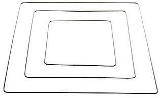 Metalen Frame Creating Frame 6 mm BUC vierkant 40 cm, Ophalen of Verzenden, Nieuw