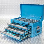 Datona Gereedschapskist drie lades - 4 lades gevuld - blauw, Ophalen of Verzenden, Nieuw