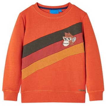 vidaXL Kindertrui 128 oranje, Verzenden, Nieuw