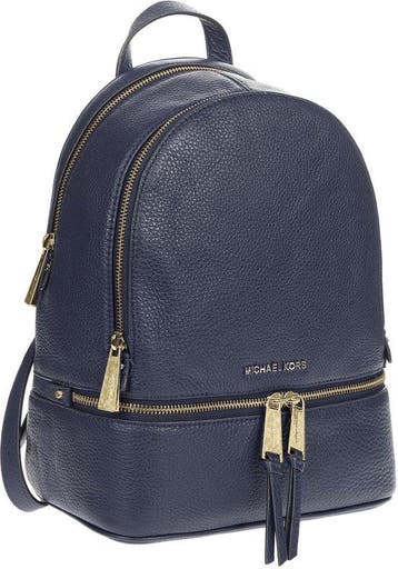 Michael Kors Rhea small - Rugtas - Blauw, Verzenden, Nieuw