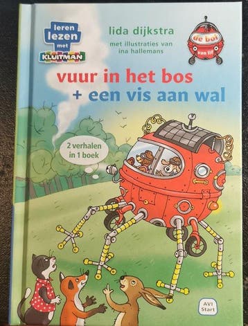 VUUR IN HET BOS+EEN VIS AAN WAL - Lida Dijkstra, Verzenden, Gelezen, Lida Dijkstra