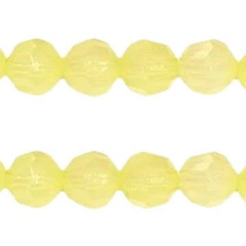 20 x Acryl facet kralen Geel 8mm (Facet kralen acryl), Ophalen of Verzenden, Nieuw, Kraal