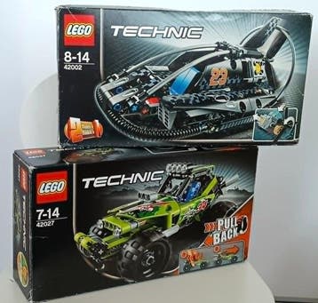 Lego - Technic - 42002, 42103 - Super set - hovercraft +, Nieuw