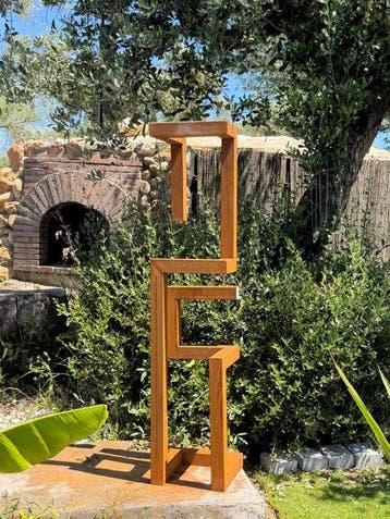 Ana Lucia B.M - Sculpture Corten - XL, Antiek en Kunst