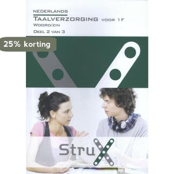 Nederlands Taalverzorging 1F Woord/zin / 2 van 3 / StruX, Verzenden, Zo goed als nieuw, Ruud Schinkel