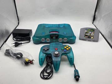 Nintendo - Nintendo 64 - N64 - Funtastic - Ice Blue Console, Nieuw