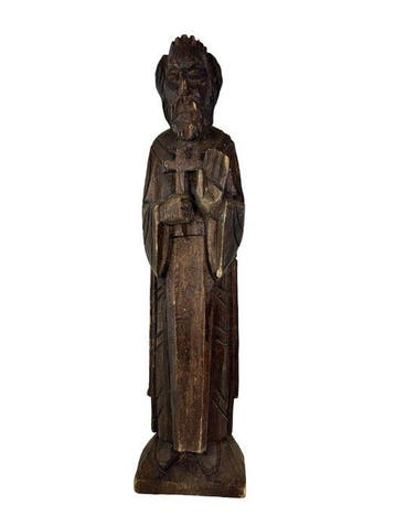 sculptuur, Christus - 34 cm - Hout, Antiek en Kunst